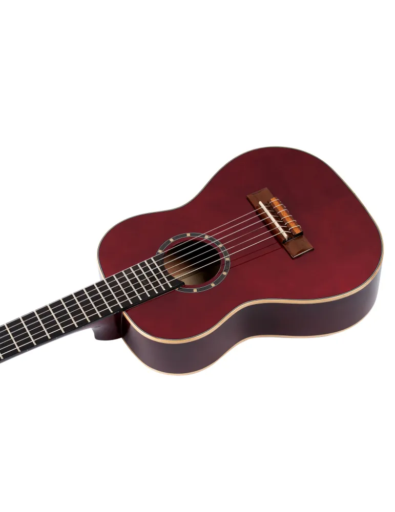  ORTEGA R121-34WR GUITARRA 3/4 R121 EPICEA, BURDEOS|MusicGoodDeal 