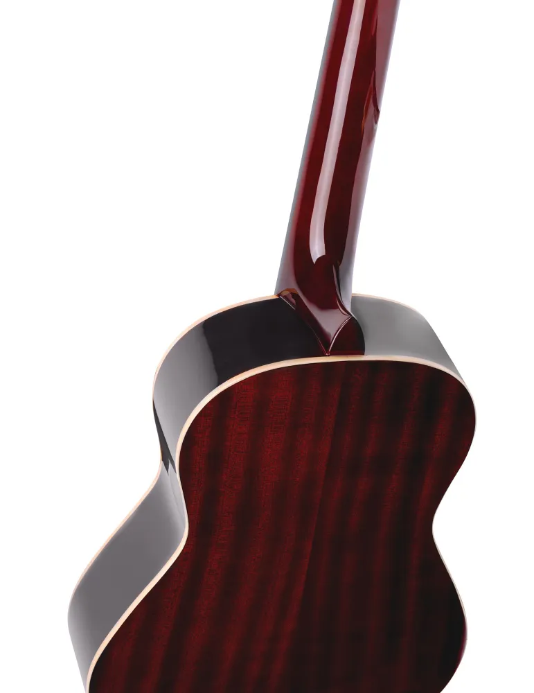  ORTEGA R121-12WR GUITARRA 1/2 R121 EPICEA, BURDEOS|MusicGoodDeal 