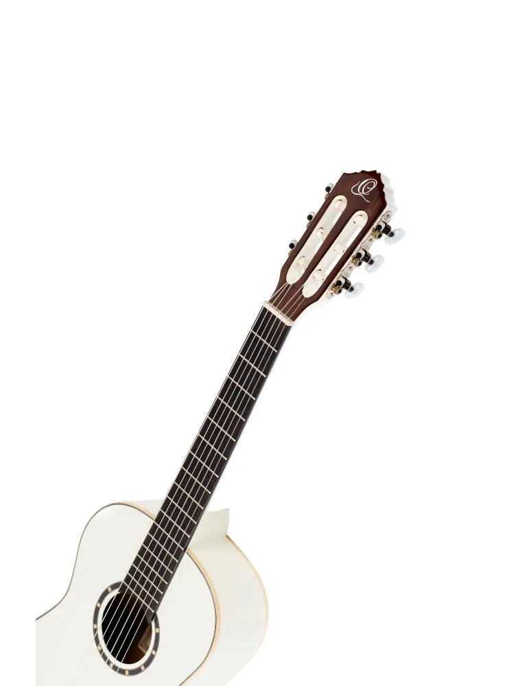  ORTEGA R121-12WH GUITARRA 1/2 R121 EPICEA, BLANCO|MusicGoodDeal 