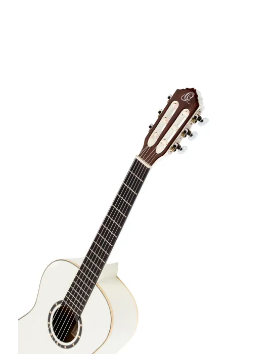  ORTEGA R121-12WH GUITARRA 1/2 R121 EPICEA, BLANCO|MusicGoodDeal 