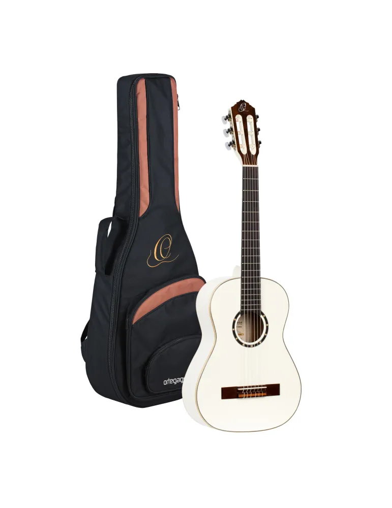  ORTEGA R121-12WH GUITARRA 1/2 R121 EPICEA, BLANCO|MusicGoodDeal 