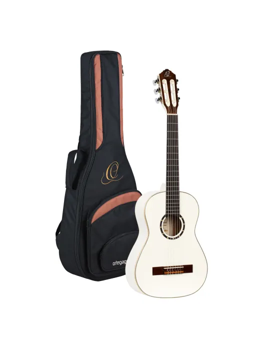  ORTEGA R121-12WH GUITARRA 1/2 R121 EPICEA, BLANCO|MusicGoodDeal 