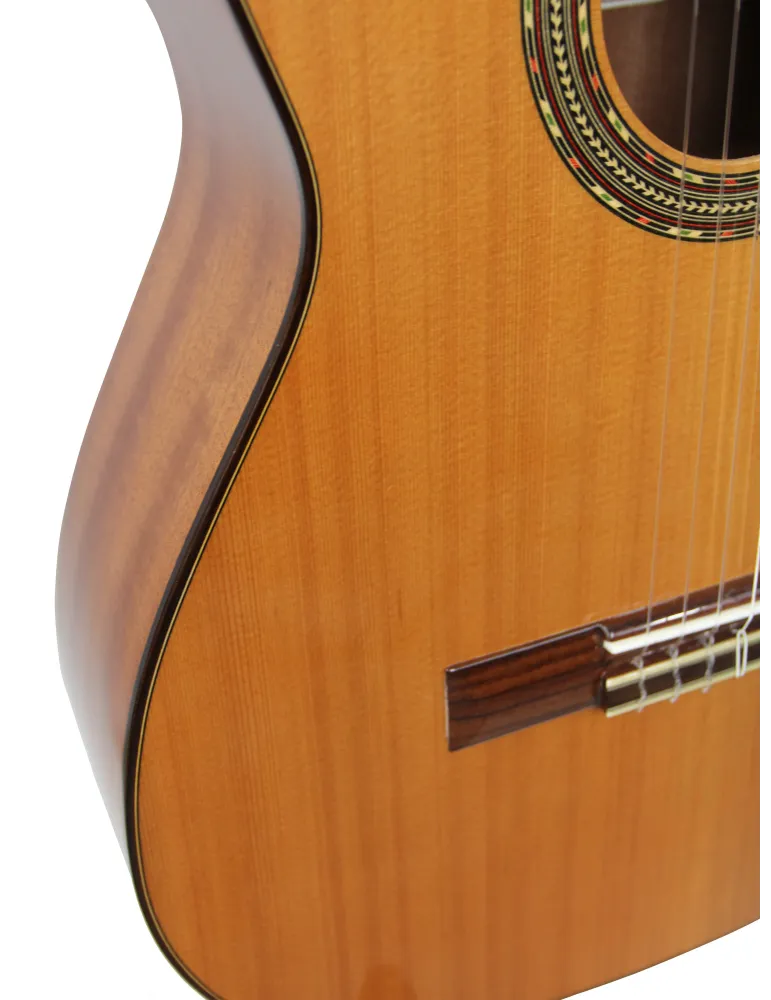  ESTEVE GUITAR 4ST LEFT-HANDED CEDAR TABLE|MusicGoodDeal 