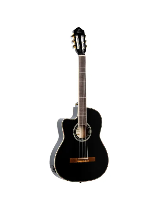 ORTEGA RCE145LBK GUITAR R145 SOLID EPICEA, CW EQ|MusicGoodDeal