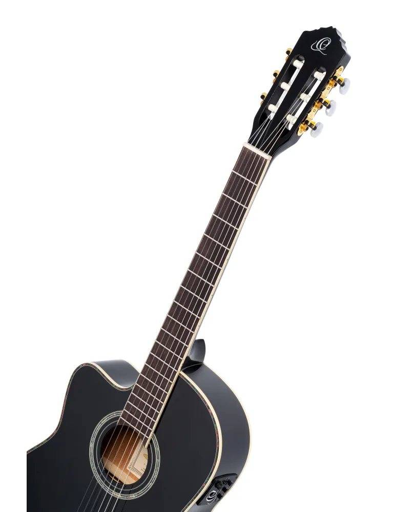 ORTEGA RCE145LBK GUITAR R145 SOLID EPICEA, CW EQ|MusicGoodDeal