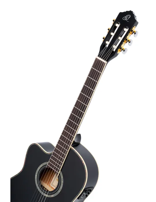 ORTEGA RCE145LBK GUITAR R145 SOLID EPICEA, CW EQ|MusicGoodDeal