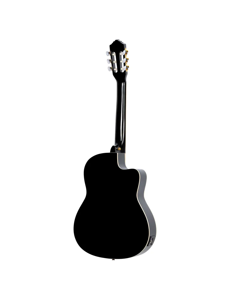 ORTEGA RCE145LBK GUITAR R145 SOLID EPICEA, CW EQ|MusicGoodDeal