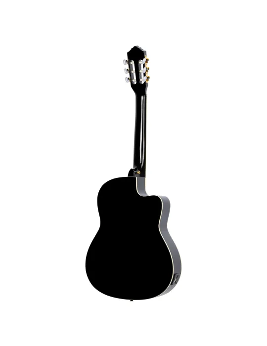 ORTEGA RCE145LBK GUITAR R145 SOLID EPICEA, CW EQ|MusicGoodDeal