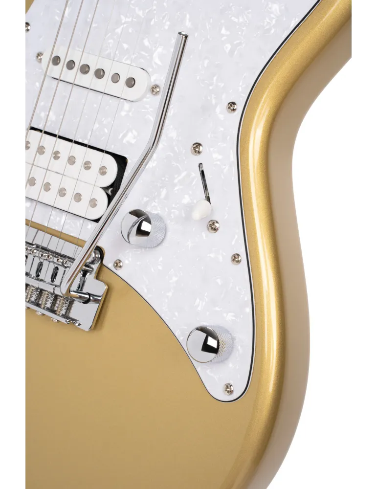  CORT GUITAR G250 CHAMPAGNE GOLD METALLIC|MusicGoodDeal 
