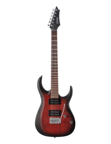  CORT X100OPBB GUITAR X100 CHERRY BURST|MusicGoodDeal 
