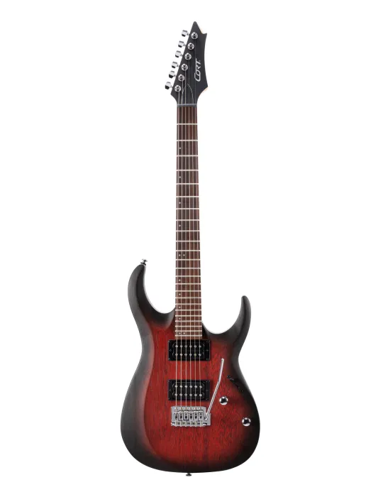  CORT X100OPBB GUITAR X100 CHERRY BURST|MusicGoodDeal 