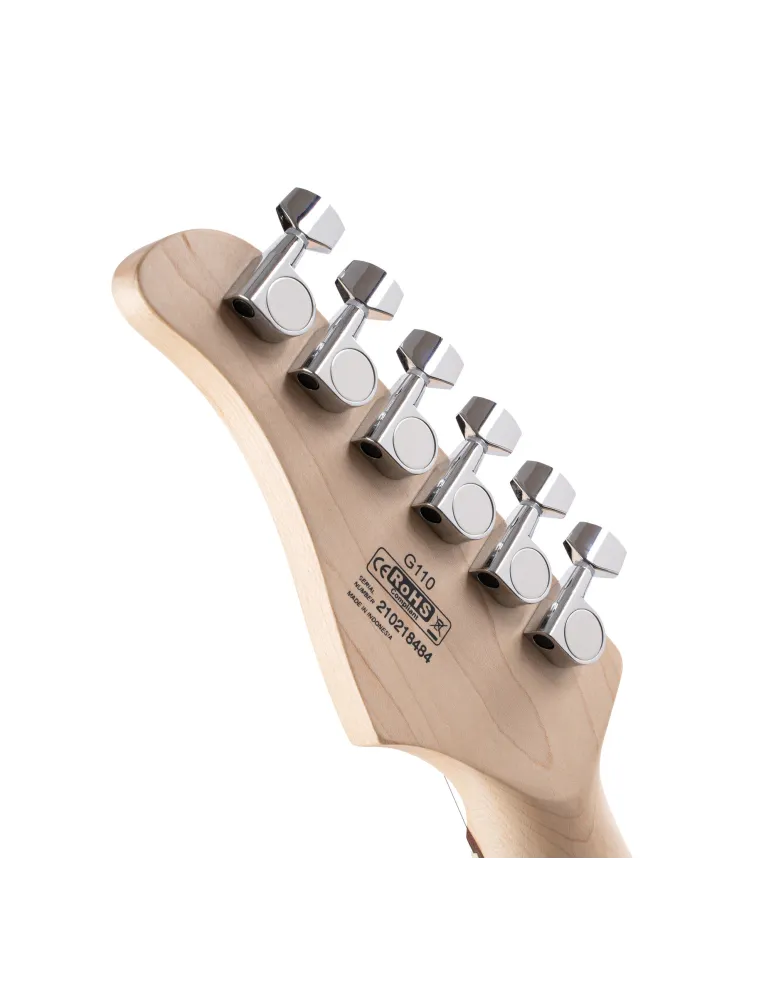  GUITARRA DE CORTE G110 NEGRA DE PORO ABIERTO|MusicGoodDeal 