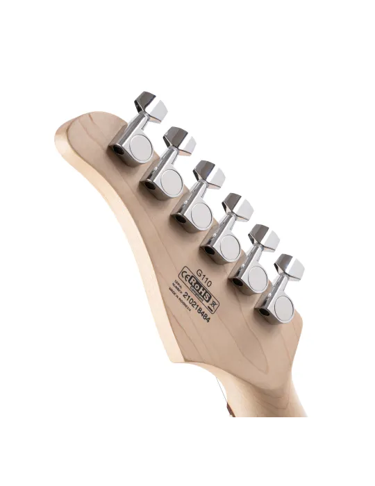  GUITARRA DE CORTE G110 NEGRA DE PORO ABIERTO|MusicGoodDeal 