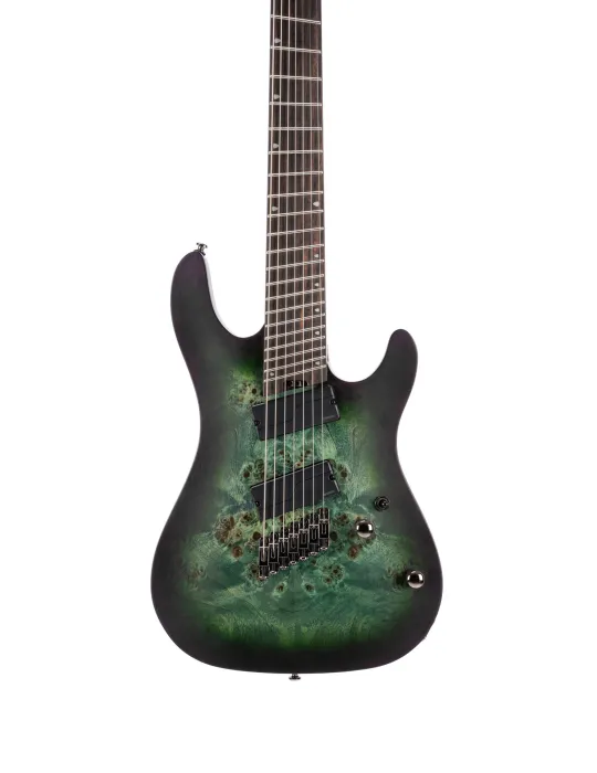  GUITARRA DE CORTE KX507 MS 7 CUERDAS VERDE|MusicGoodDeal 