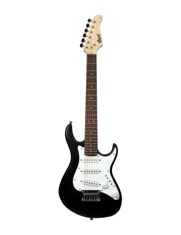  CORT G100JUOPB G100 JUNIOR BLACK OPEN PORES GUITAR|MusicGoodDeal 