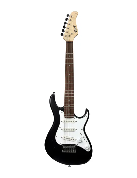  CORT G100JUOPB G100 JUNIOR BLACK OPEN PORES GUITAR|MusicGoodDeal 