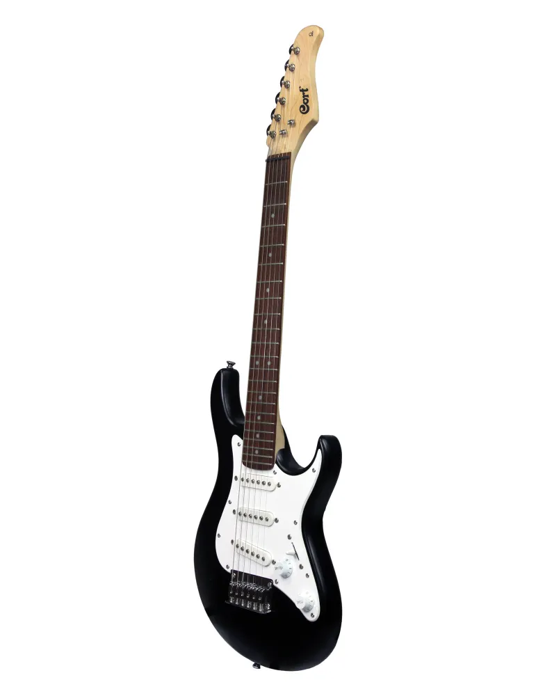  CORT G100JUOPB G100 JUNIOR BLACK OPEN PORES GUITAR|MusicGoodDeal 