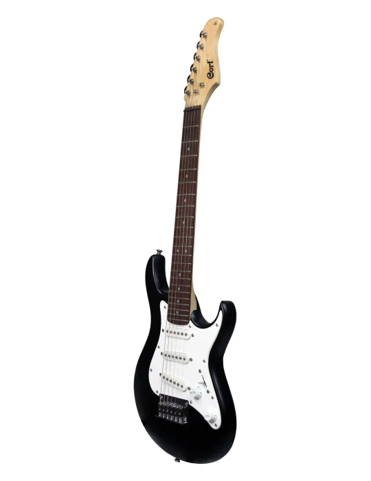 CORT G100JUOPB G100 JUNIOR BLACK OPEN PORES GUITAR|MusicGoodDeal 
