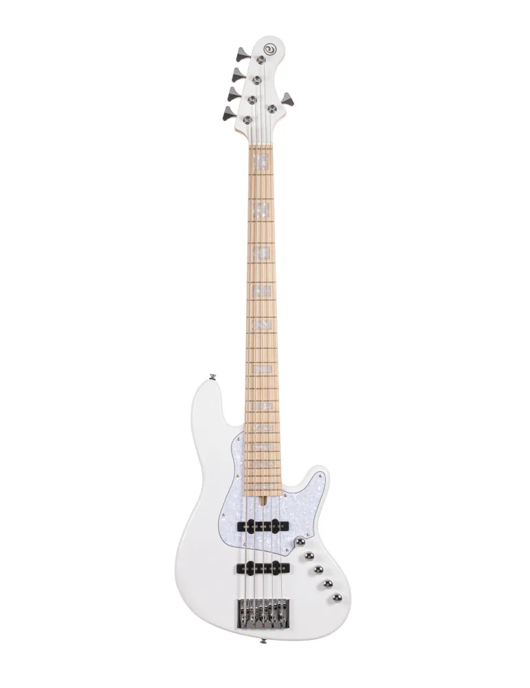  CORT BASS ELRICK NJS 5 WHITE|MusicGoodDeal 