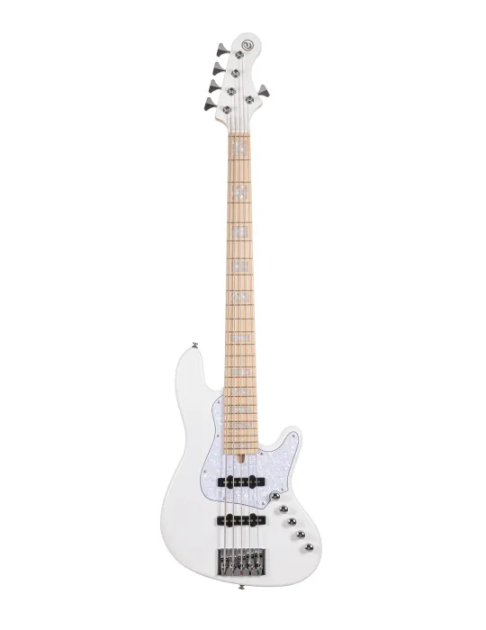  CORT BASS ELRICK NJS 5 WHITE|MusicGoodDeal 