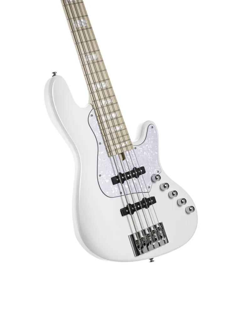  CORT BASS ELRICK NJS 5 WHITE|MusicGoodDeal 