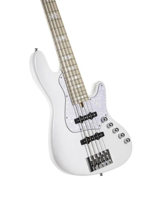  CORT BASS ELRICK NJS 5 WHITE|MusicGoodDeal 
