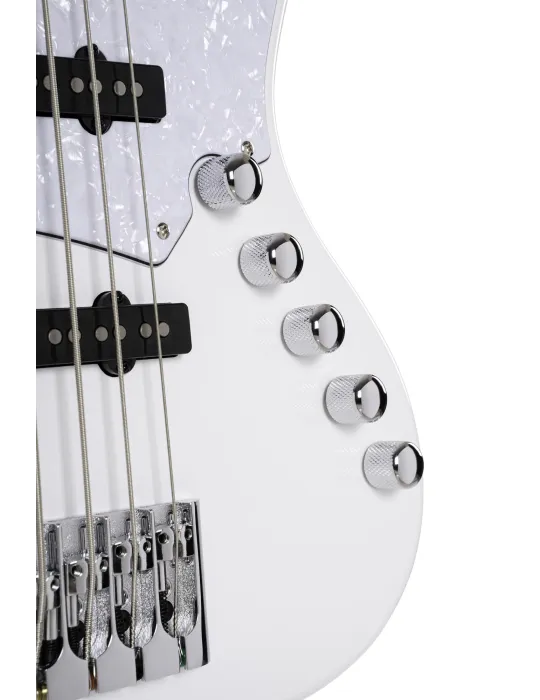 CORT BASS ELRICK NJS 5 WHITE|MusicGoodDeal 