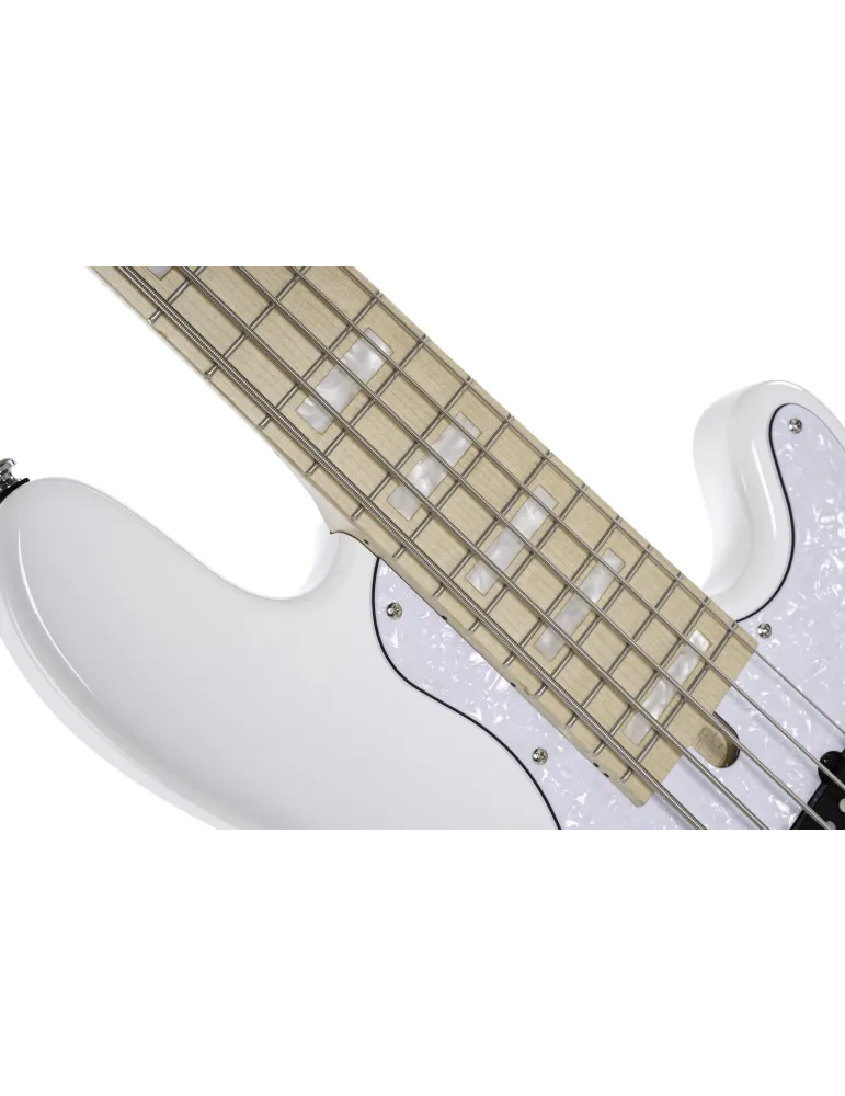  CORT BASS ELRICK NJS 5 WHITE|MusicGoodDeal 