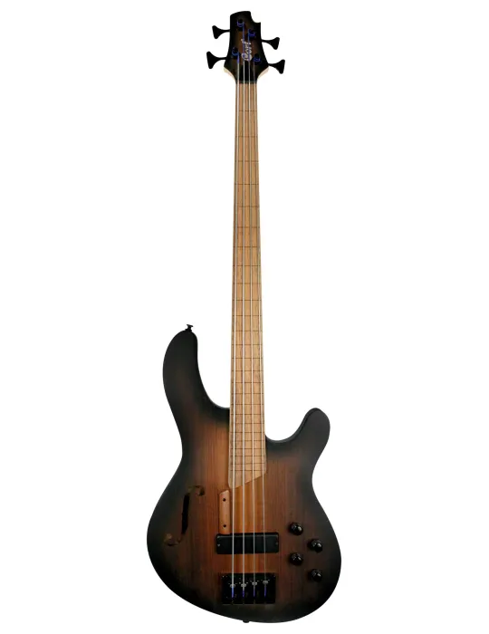 CORT B4FL-PIEZO-TA BASS B4 PIEZO FRETLESS BLACK BURST|MusicGoodDeal