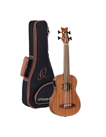  ORTEGA LIZZY-BSFL-GB BASS LIZARD FRETLESS, 4 CORD, EQ|MusicGoodDeal 