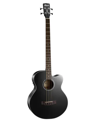  CORT AB850FBBK LOW AB850F NATURAL GLOSSY BLACK|MusicGoodDeal 