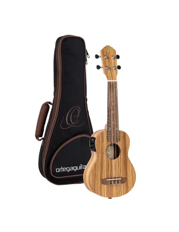 ORTEGA UKELELE SOPRANO, ZEBRA, EQ