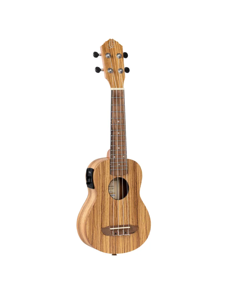  ORTEGA UKELELE SOPRANO, ZEBRA, EQ|MusicGoodDeal 