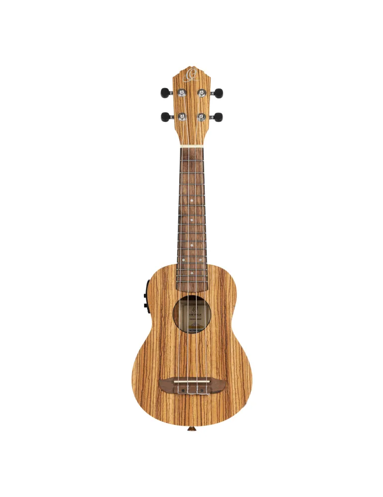  ORTEGA UKELELE SOPRANO, ZEBRA, EQ|MusicGoodDeal 