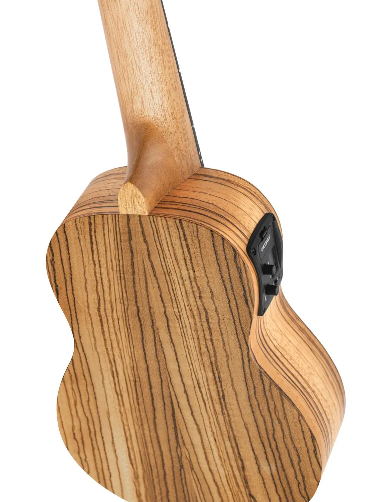  ORTEGA UKELELE SOPRANO, ZEBRA, EQ|MusicGoodDeal 