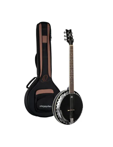  ORTEGA OBJE3506-SBK BANJO, 6 STRINGS, ELECTRO, BLACK|MusicGoodDeal 
