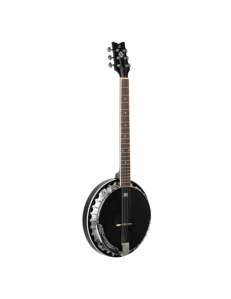  ORTEGA OBJE3506-SBK BANJO, 6 STRINGS, ELECTRO, BLACK|MusicGoodDeal 
