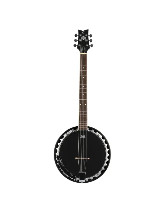  ORTEGA OBJE3506-SBK BANJO, 6 STRINGS, ELECTRO, BLACK|MusicGoodDeal 