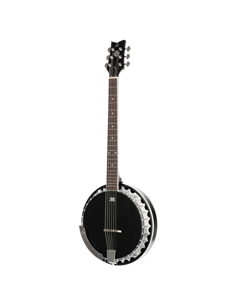  ORTEGA OBJE3506-SBK BANJO, 6 STRINGS, ELECTRO, BLACK|MusicGoodDeal 