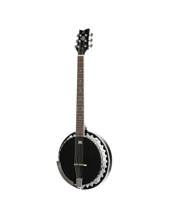  ORTEGA OBJE3506-SBK BANJO, 6 STRINGS, ELECTRO, BLACK|MusicGoodDeal 