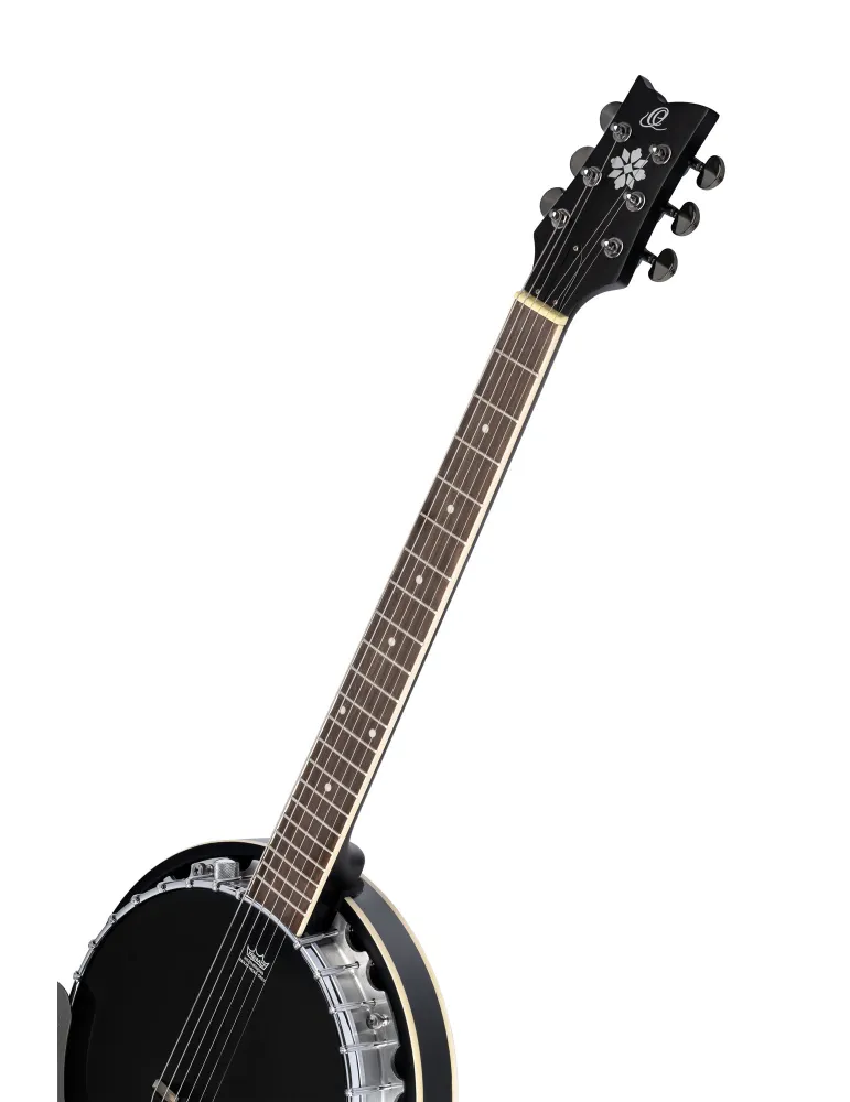  ORTEGA OBJE3506-SBK BANJO, 6 STRINGS, ELECTRO, BLACK|MusicGoodDeal 
