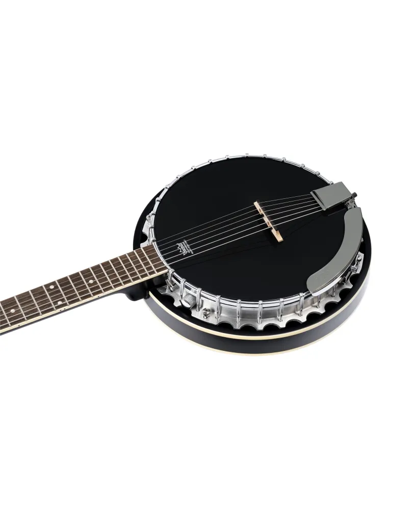  ORTEGA OBJE3506-SBK BANJO, 6 STRINGS, ELECTRO, BLACK|MusicGoodDeal 