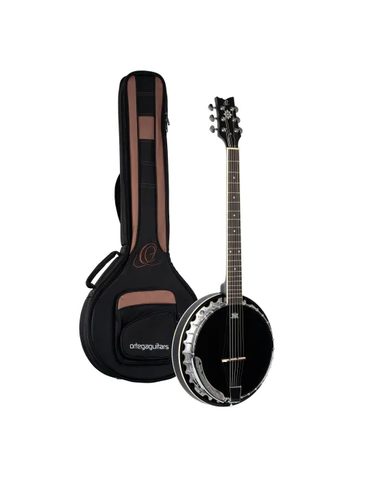  ORTEGA OBJ3506-SBK BANJO, 6 STRINGS, BLACK|MusicGoodDeal 