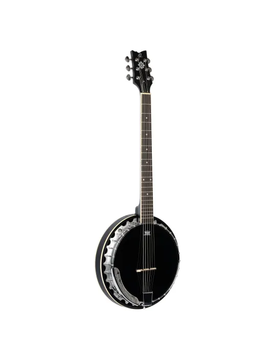  ORTEGA OBJ3506-SBK BANJO, 6 STRINGS, BLACK|MusicGoodDeal 