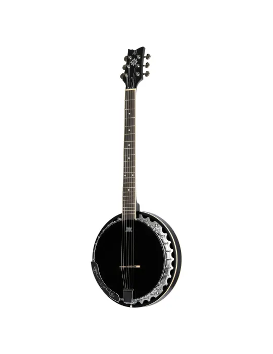  ORTEGA OBJ3506-SBK BANJO, 6 STRINGS, BLACK|MusicGoodDeal 