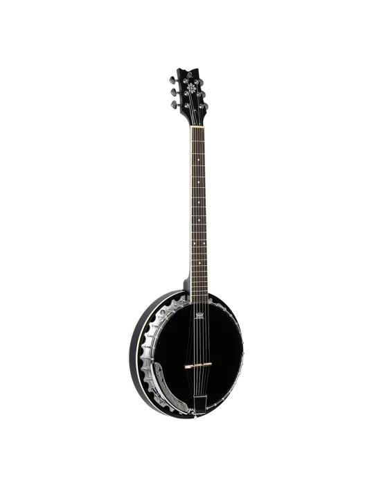  ORTEGA OBJ3506-SBK BANJO, 6 STRINGS, BLACK|MusicGoodDeal 