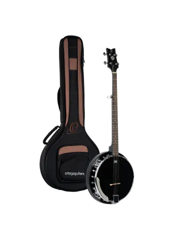  ORTEGA OBJ250-SBK BANJO, 5 STRINGS, BLACK|MusicGoodDeal 