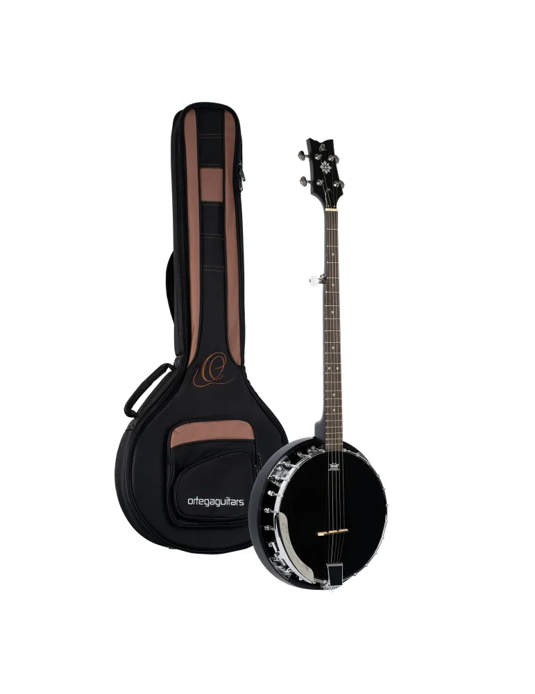  ORTEGA OBJ250-SBK BANJO, 5 STRINGS, BLACK|MusicGoodDeal 