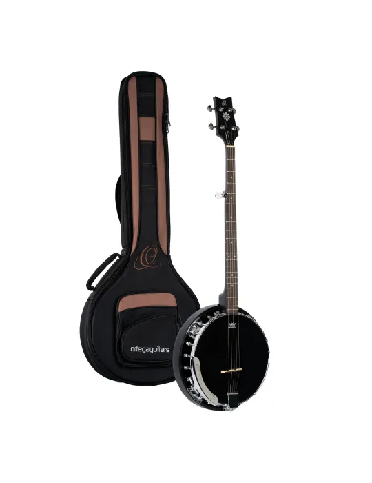  ORTEGA OBJ250-SBK BANJO, 5 STRINGS, BLACK|MusicGoodDeal 