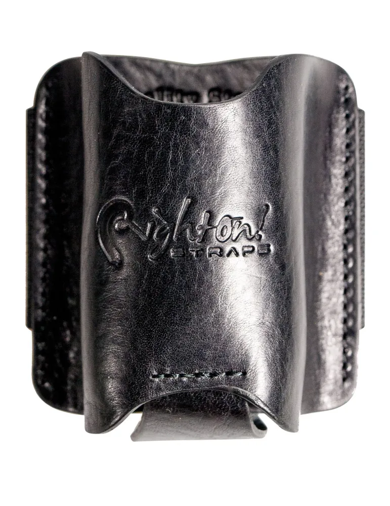  RIGHTON STRAPS BLACK LEATHER TRANSMITTER POUCH|MusicGoodDeal 